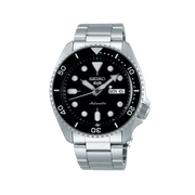 Seiko 5 sports SRPD55K1 - bracciale e cassa acciaio - quadrante nero con datario
